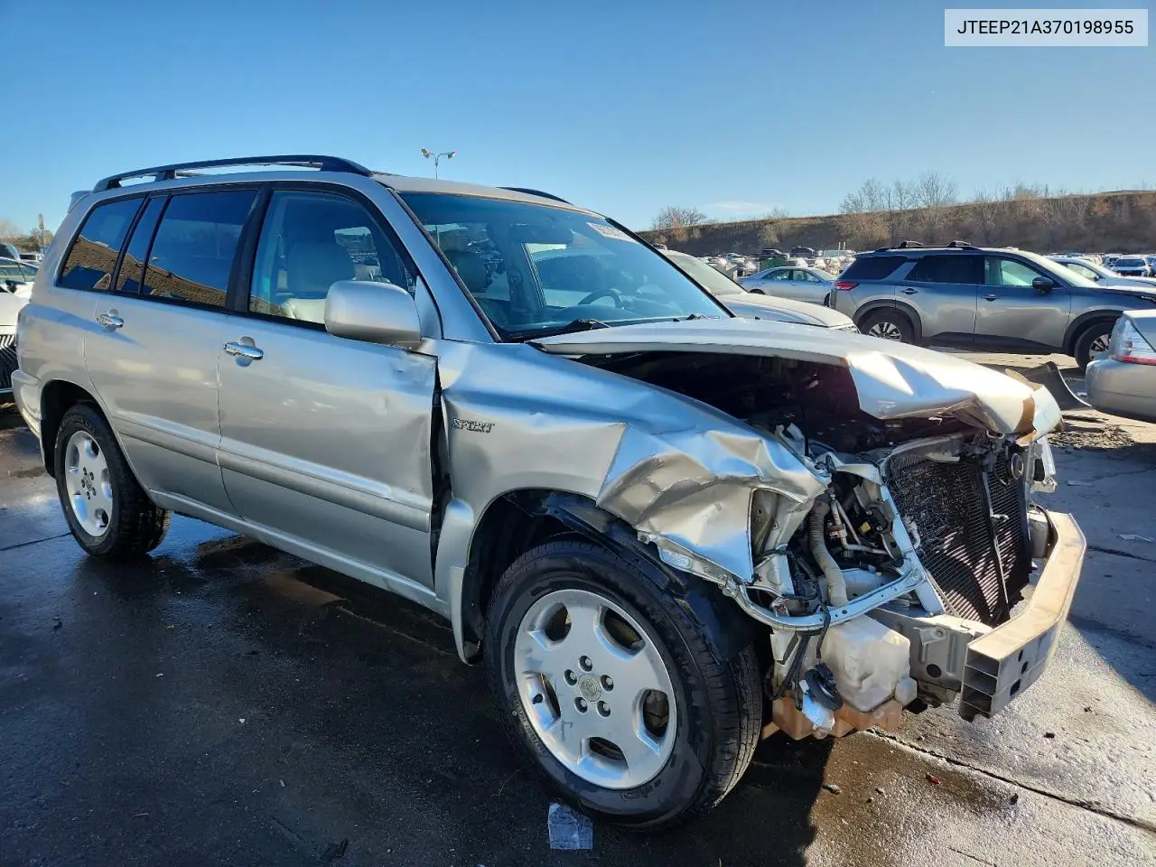 JTEEP21A370198955 2007 Toyota Highlander Sport