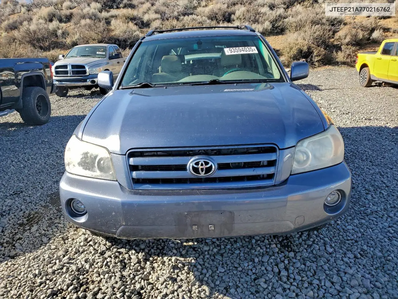 JTEEP21A770216762 2007 Toyota Highlander Sport