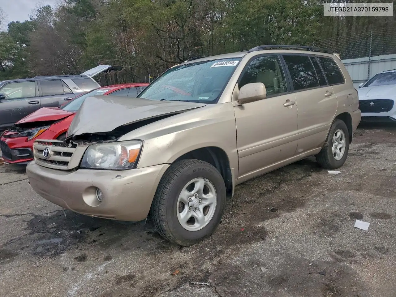 JTEGD21A370159798 2007 Toyota Highlander
