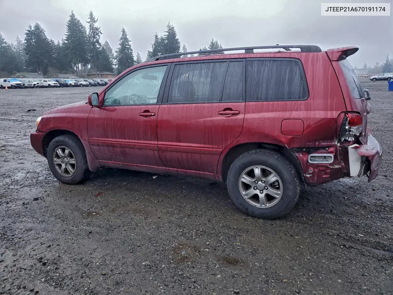 JTEEP21A670191174 2007 Toyota Highlander Sport