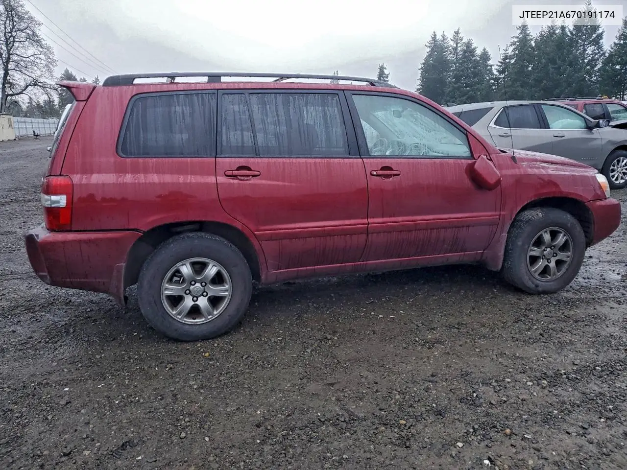 JTEEP21A670191174 2007 Toyota Highlander Sport