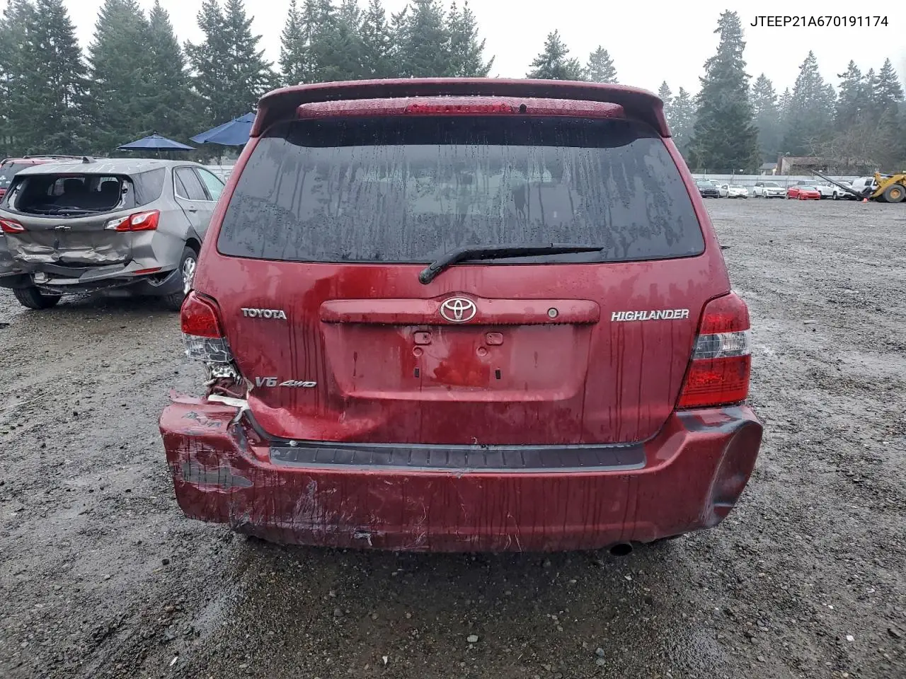 JTEEP21A670191174 2007 Toyota Highlander Sport
