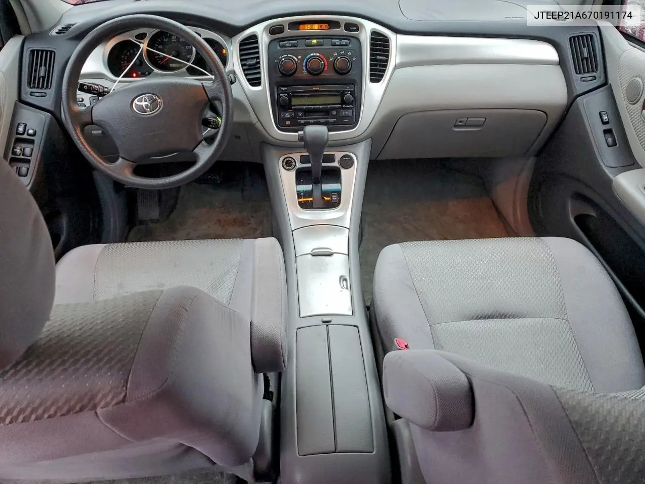 JTEEP21A670191174 2007 Toyota Highlander Sport