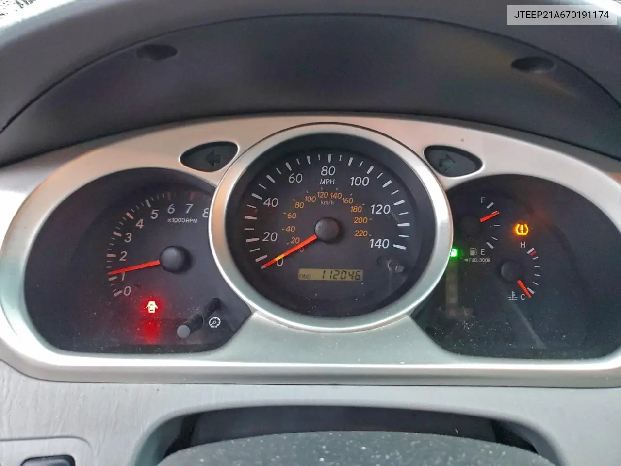 JTEEP21A670191174 2007 Toyota Highlander Sport