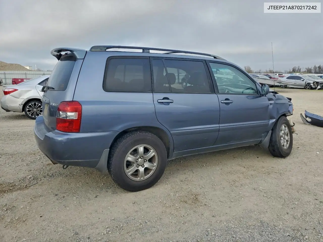 JTEEP21A870217242 2007 Toyota Highlander Sport