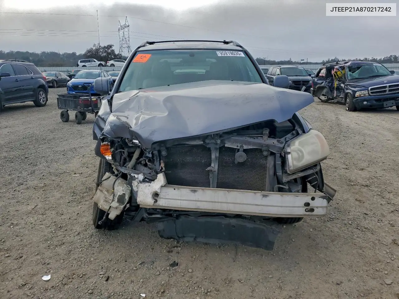 JTEEP21A870217242 2007 Toyota Highlander Sport