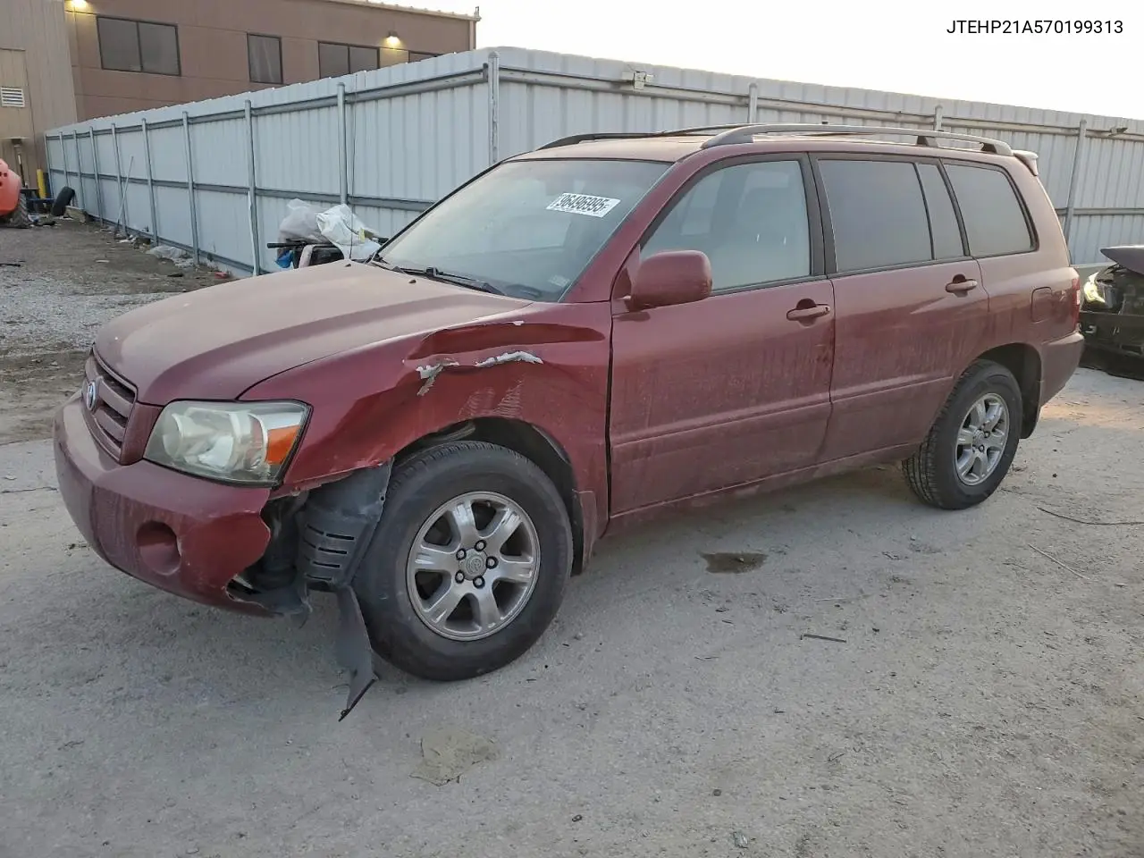 JTEHP21A570199313 2007 Toyota Highlander Sport