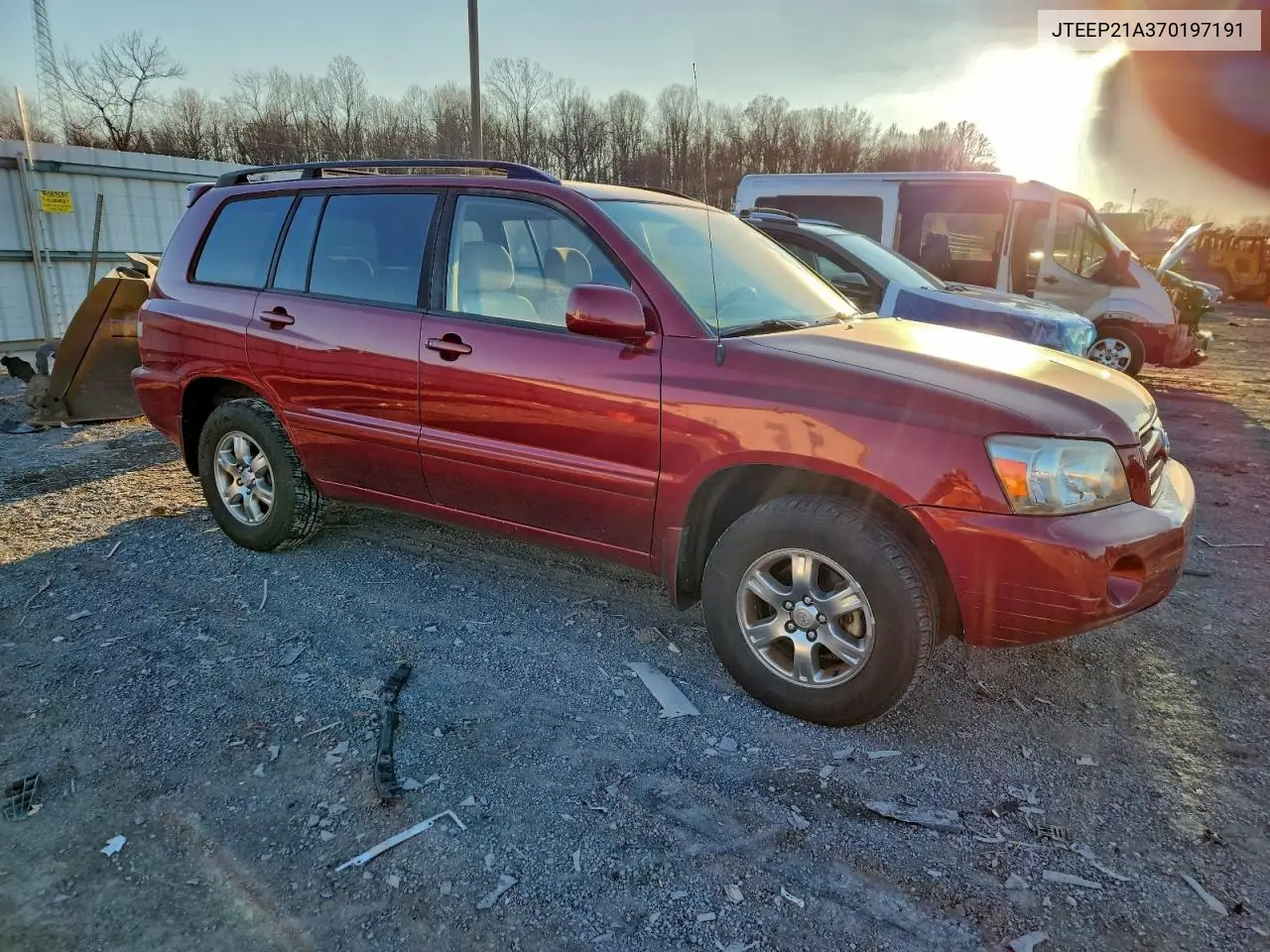JTEEP21A370197191 2007 Toyota Highlander Sport