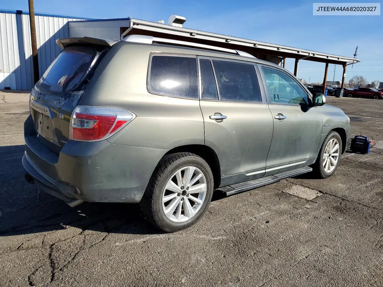 JTEEW44A682020327 2008 Toyota Highlander Hybrid Limited