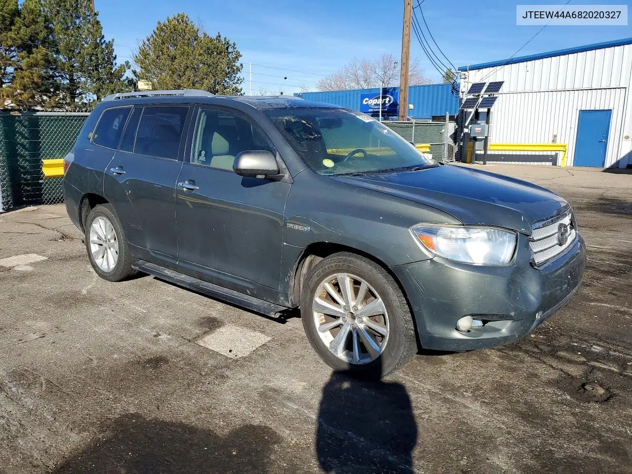 JTEEW44A682020327 2008 Toyota Highlander Hybrid Limited