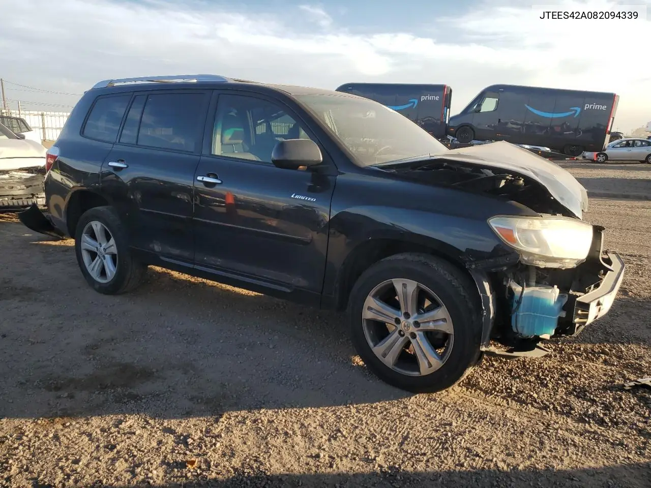 JTEES42A082094339 2008 Toyota Highlander Limited