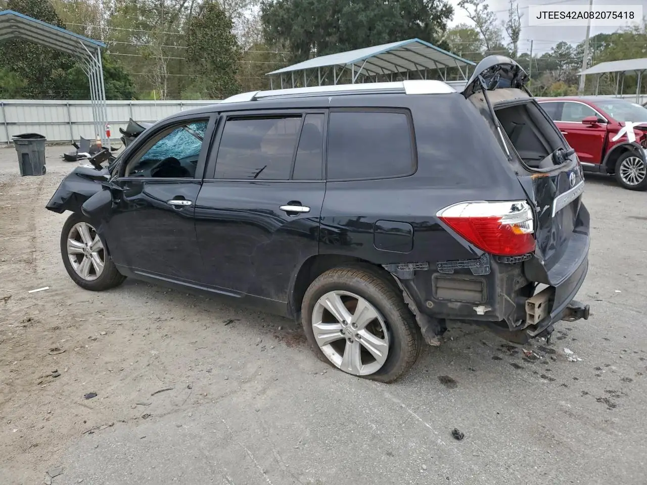 JTEES42A082075418 2008 Toyota Highlander Limited
