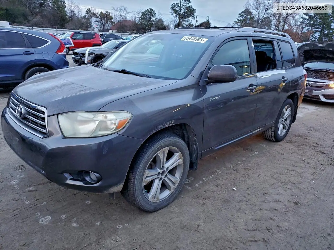 JTEDS43A682046659 2008 Toyota Highlander Sport