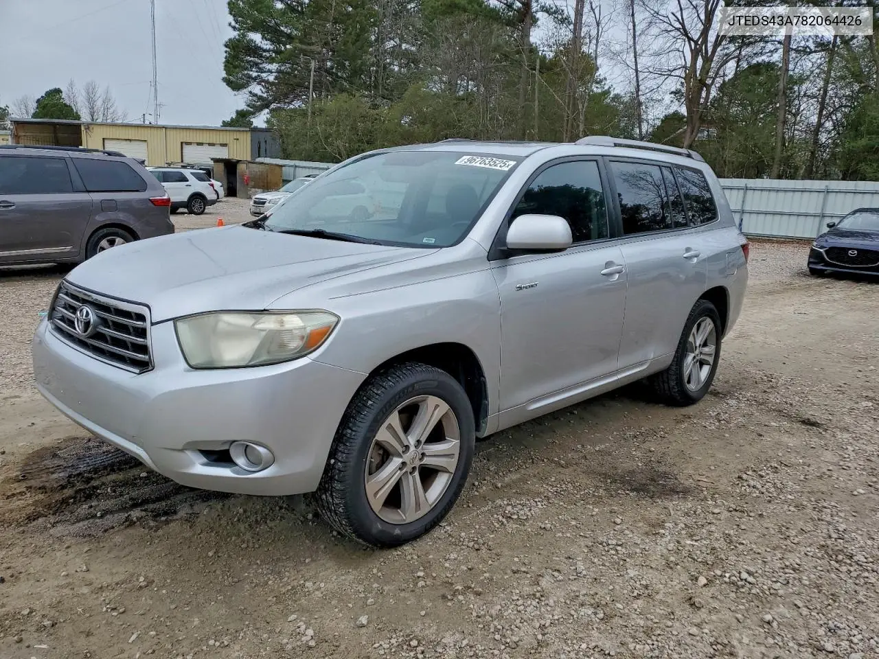 JTEDS43A782064426 2008 Toyota Highlander Sport