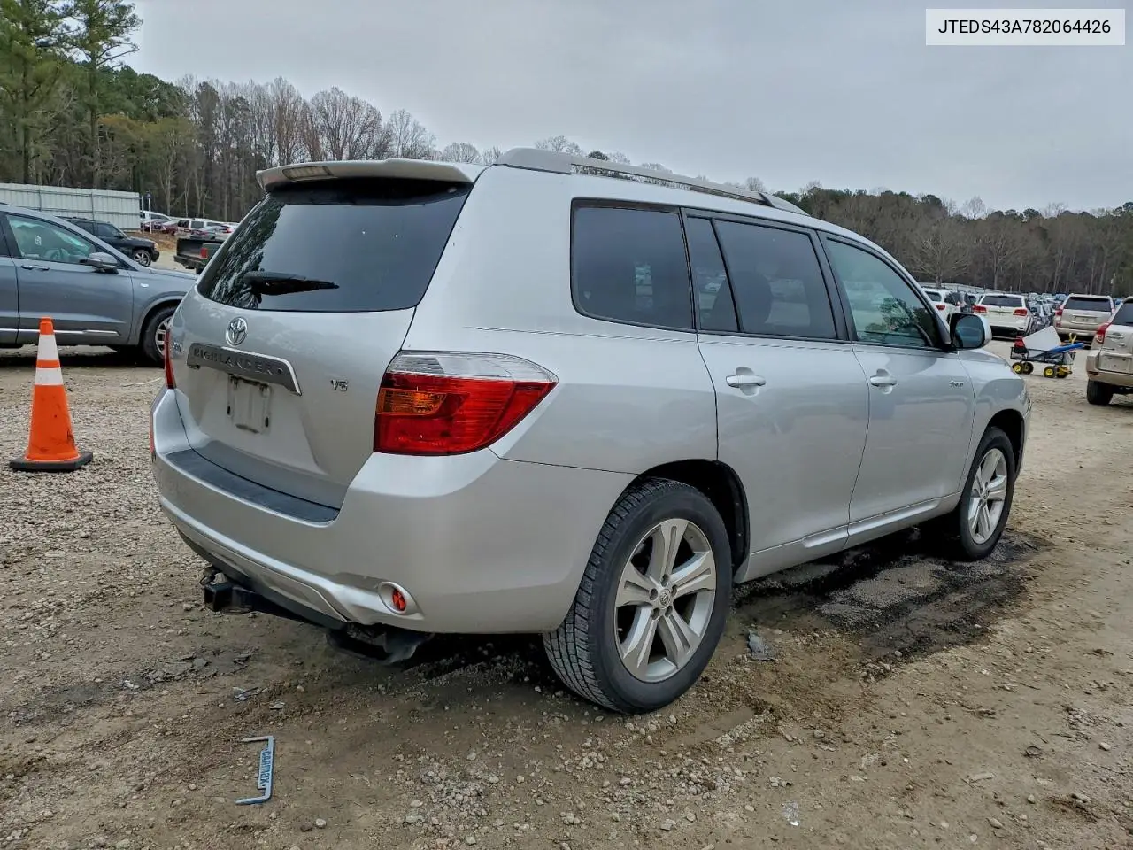JTEDS43A782064426 2008 Toyota Highlander Sport