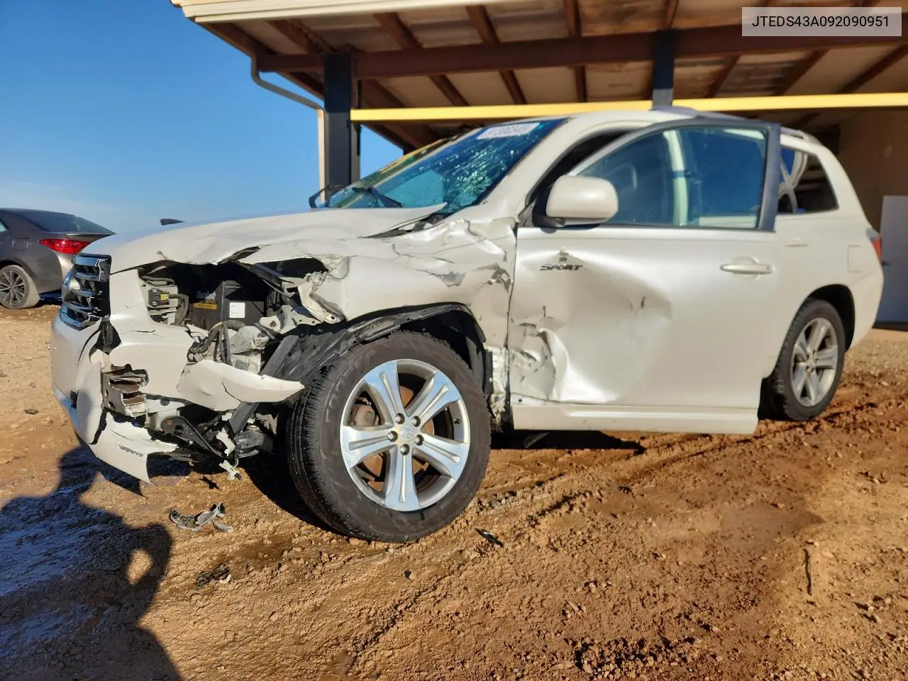 JTEDS43A092090951 2009 Toyota Highlander Sport