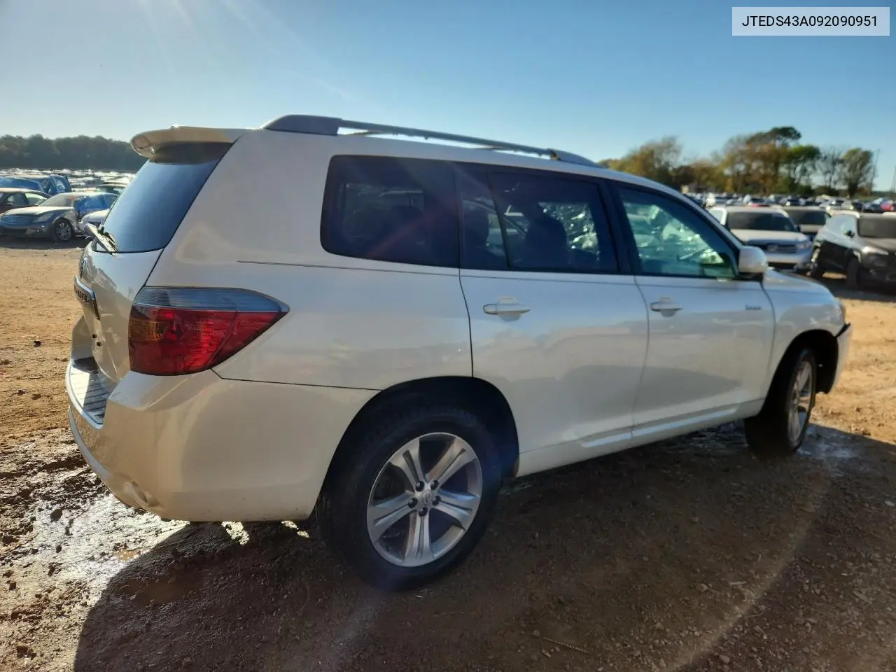 JTEDS43A092090951 2009 Toyota Highlander Sport