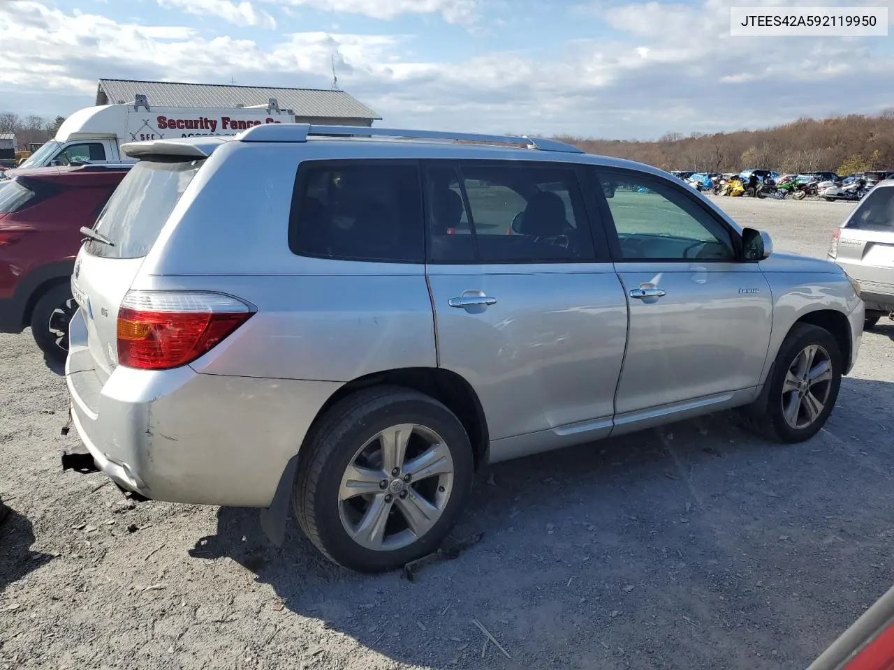 JTEES42A592119950 2009 Toyota Highlander Limited