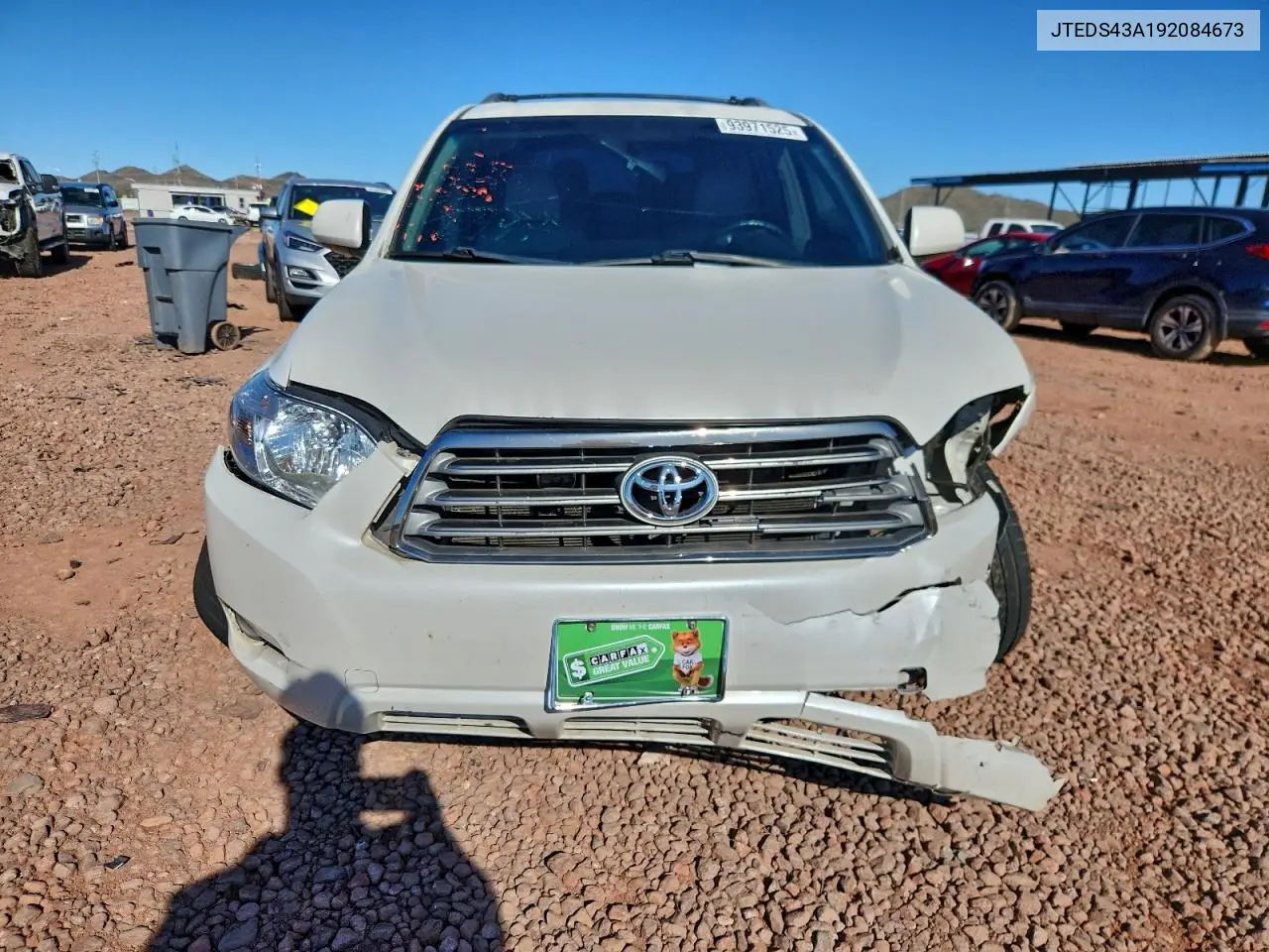 JTEDS43A192084673 2009 Toyota Highlander Sport