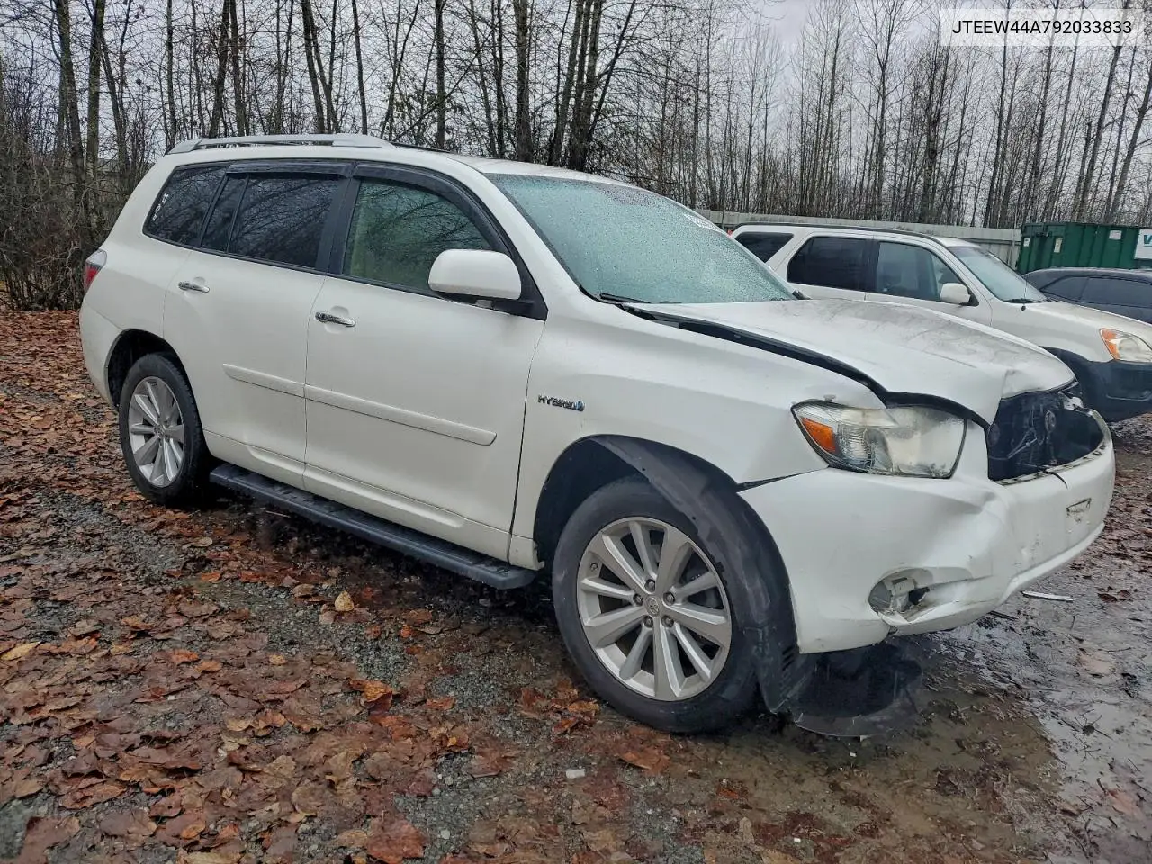 JTEEW44A792033833 2009 Toyota Highlander Hybrid Limited