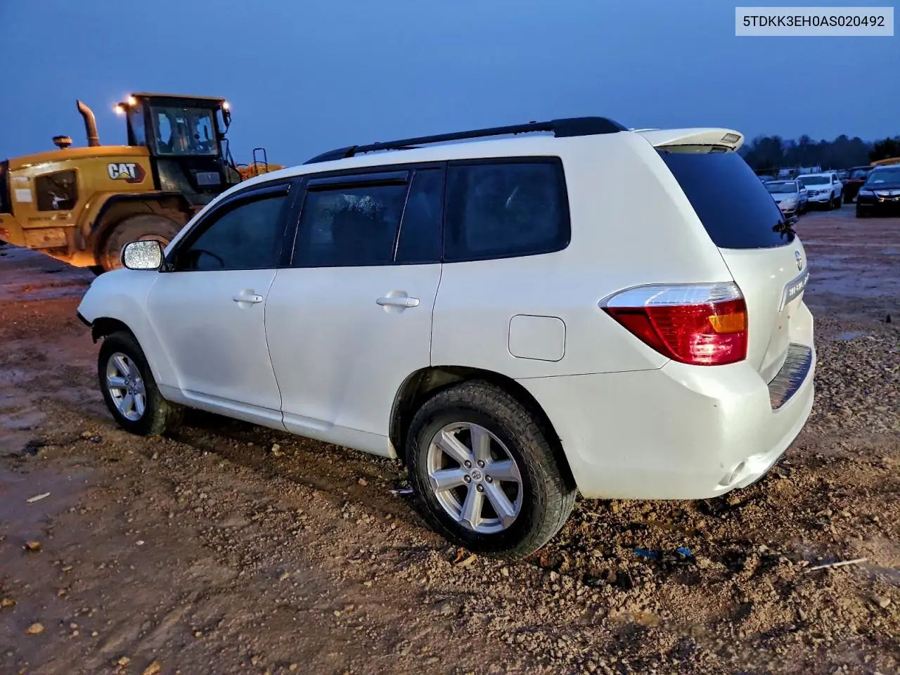 5TDKK3EH0AS020492 2010 Toyota Highlander Se