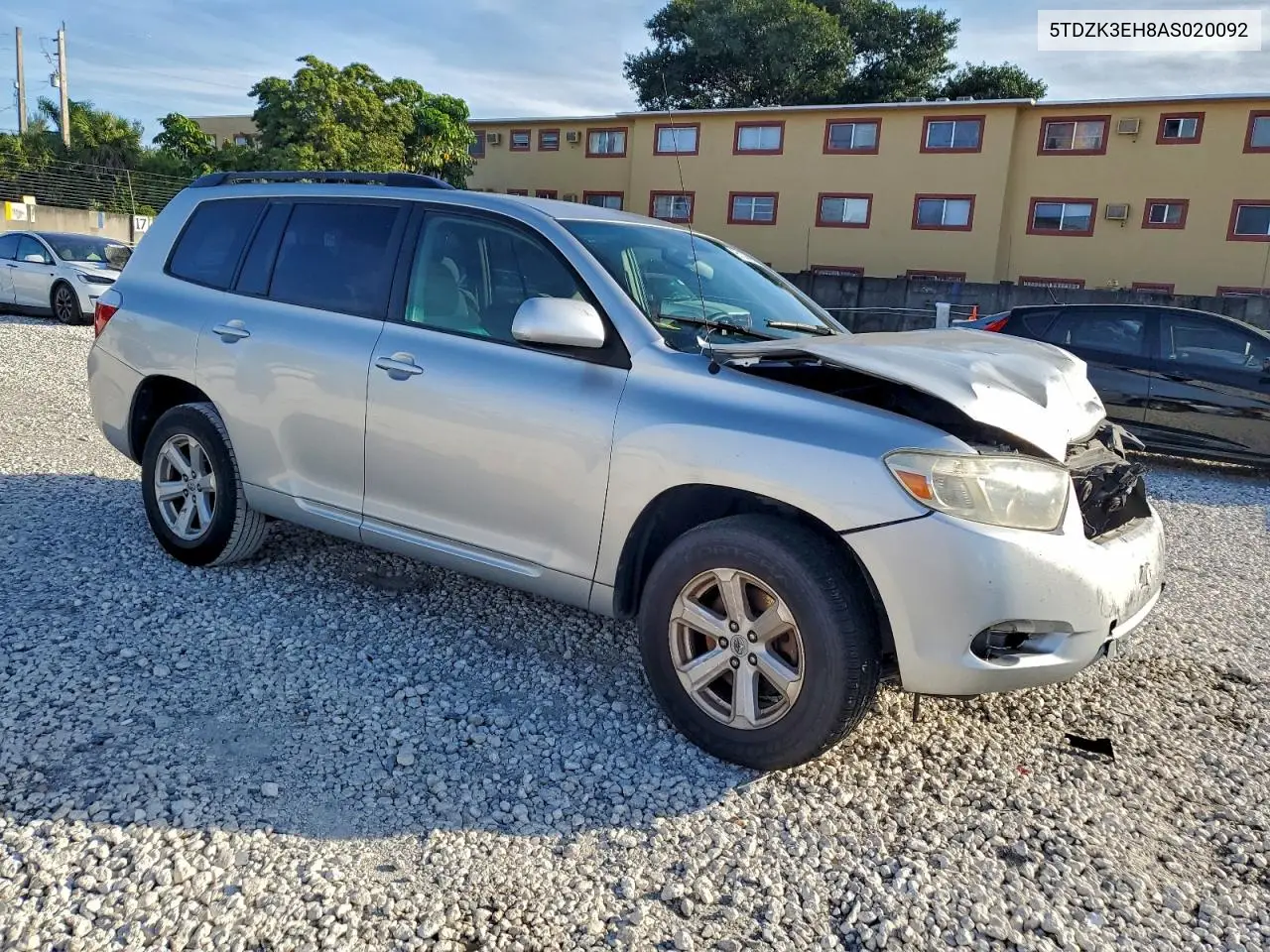 5TDZK3EH8AS020092 2010 Toyota Highlander