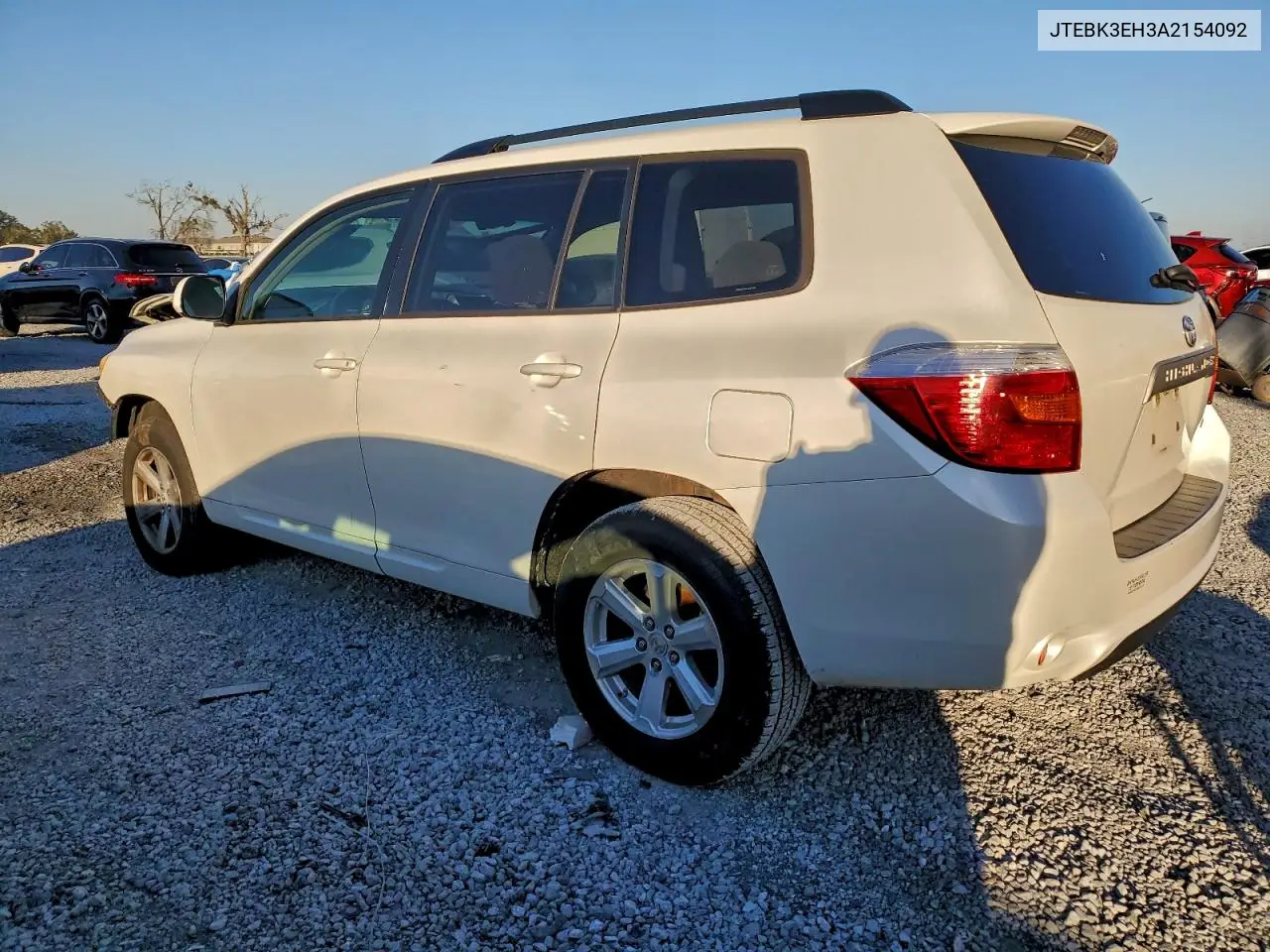 JTEBK3EH3A2154092 2010 Toyota Highlander