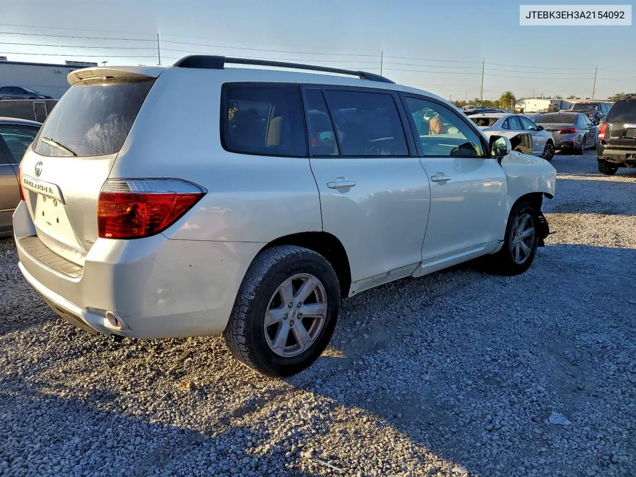 JTEBK3EH3A2154092 2010 Toyota Highlander