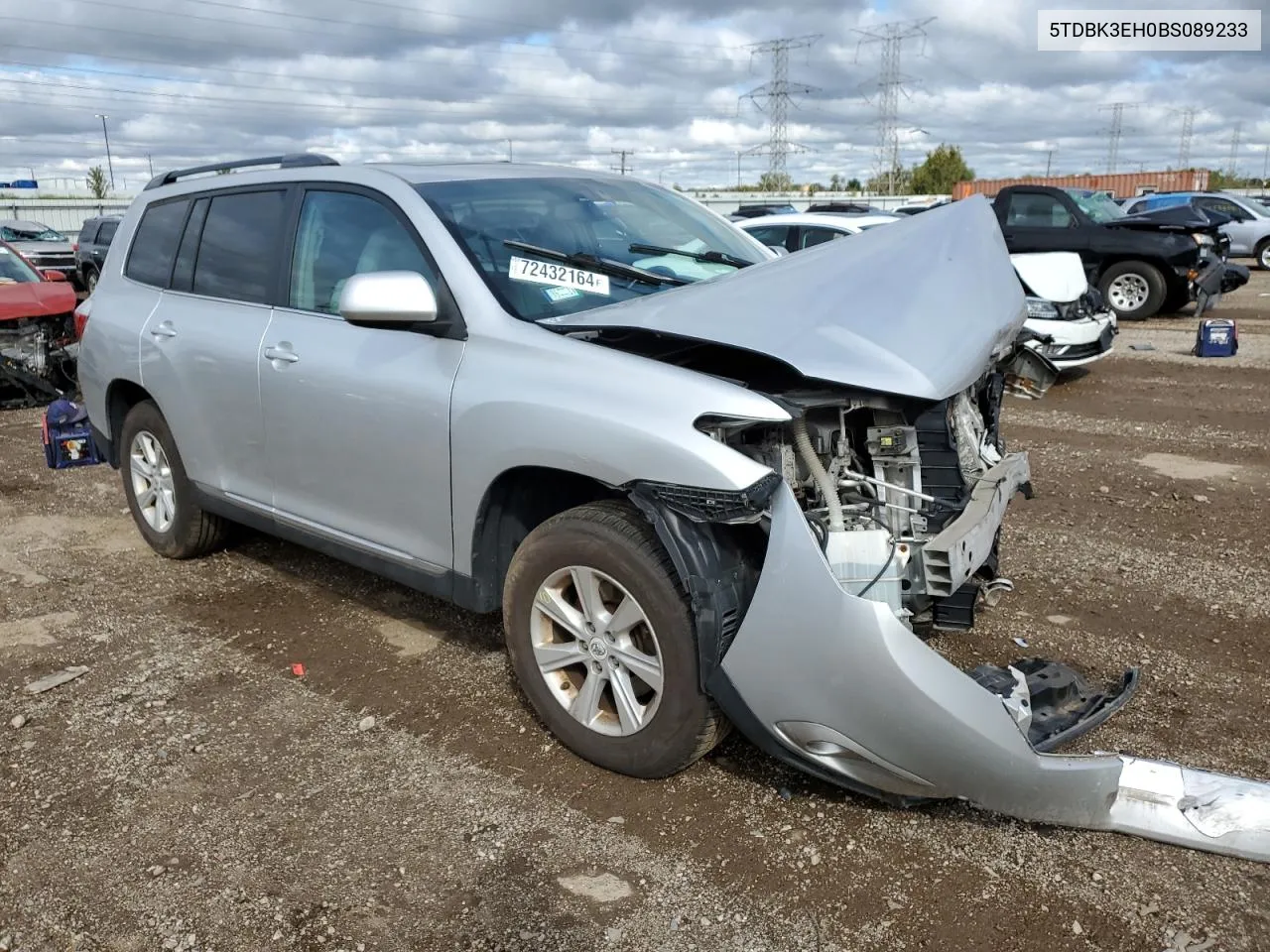 5TDBK3EH0BS089233 2011 Toyota Highlander Base