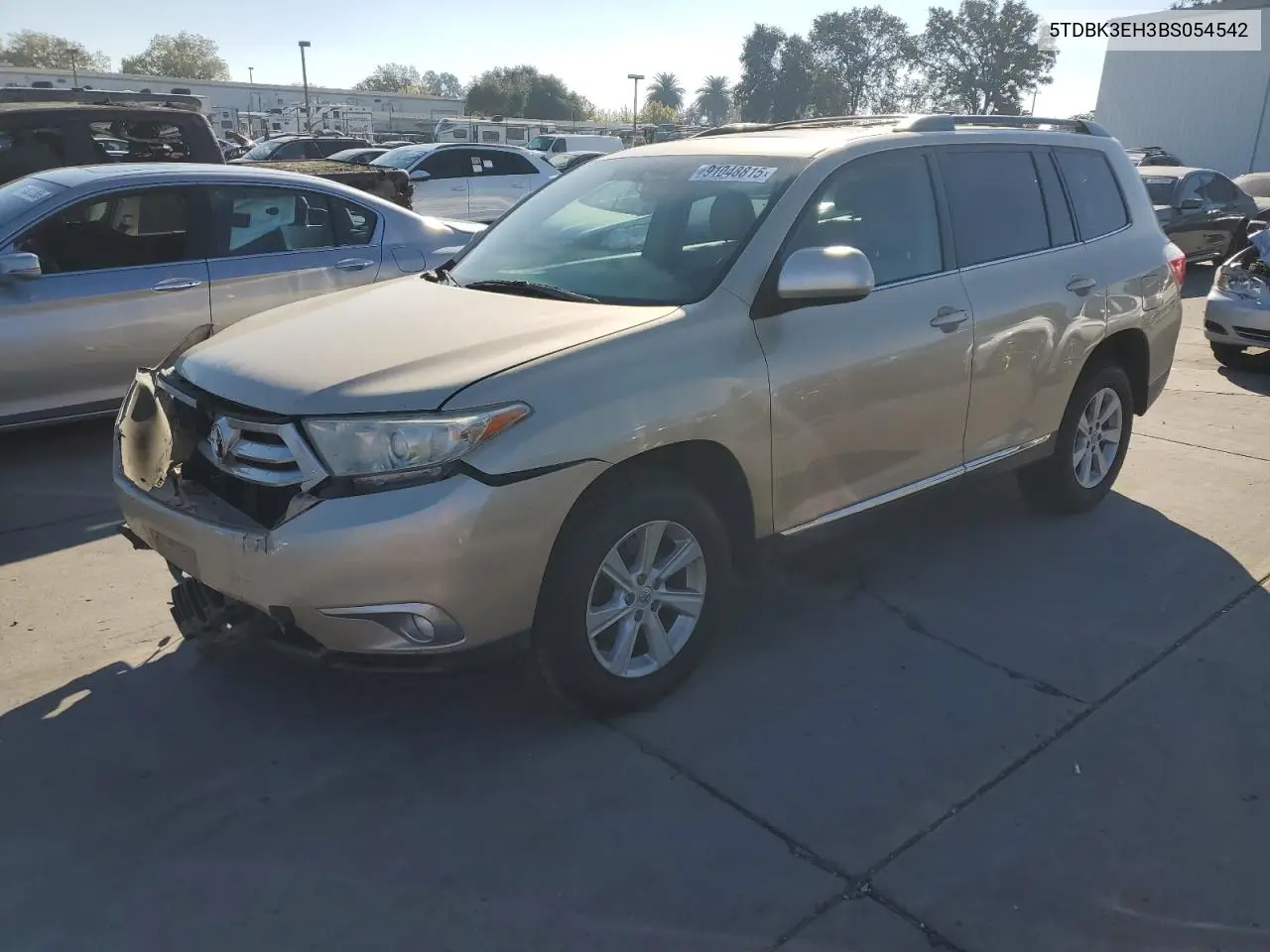 5TDBK3EH3BS054542 2011 Toyota Highlander Base