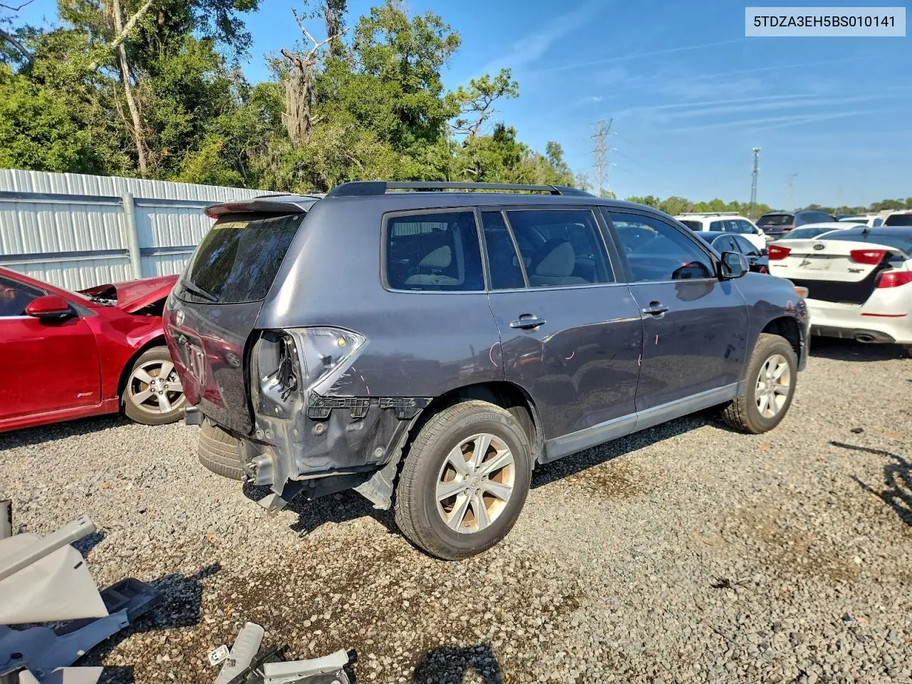 5TDZA3EH5BS010141 2011 Toyota Highlander Base