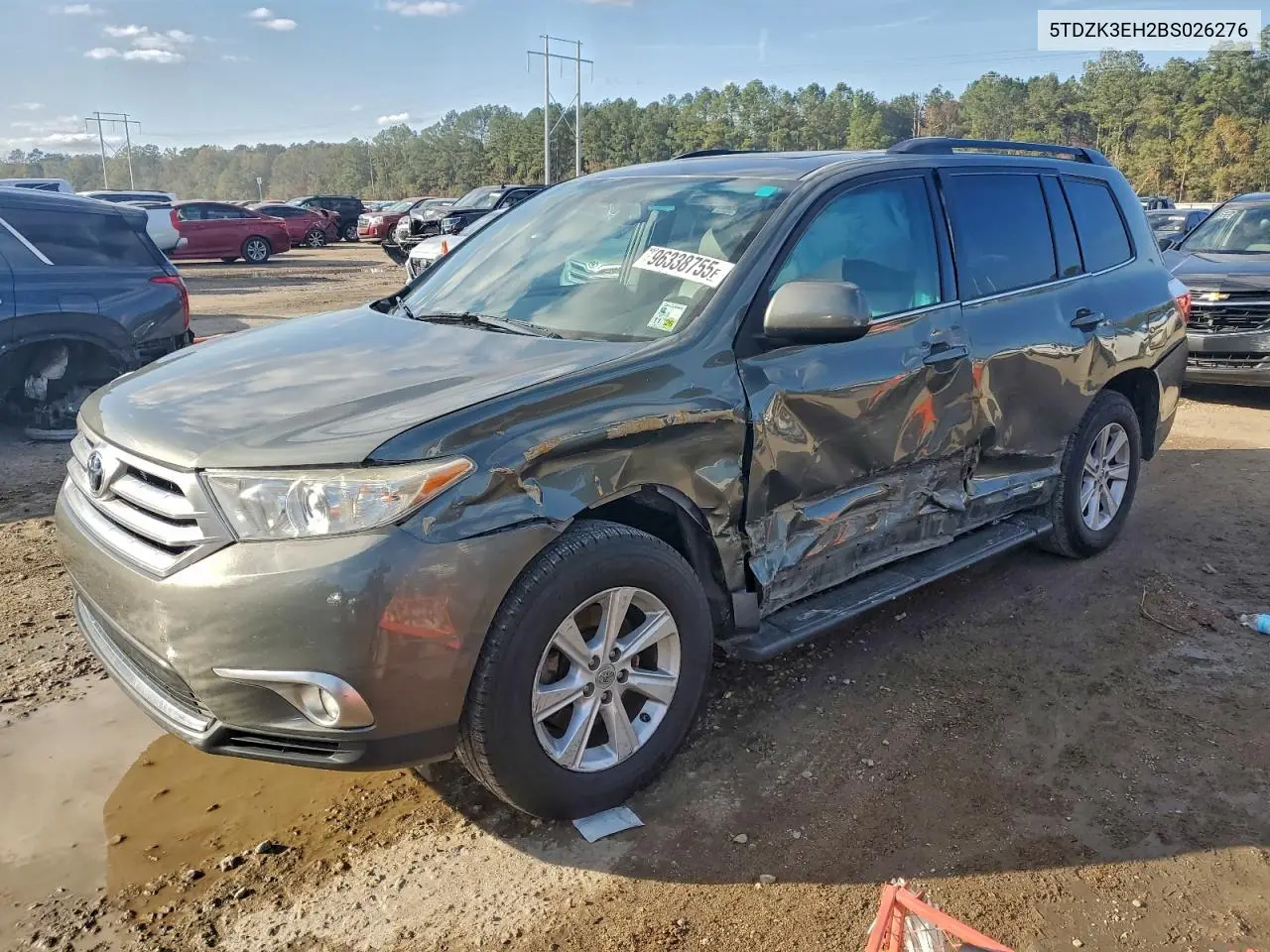 5TDZK3EH2BS026276 2011 Toyota Highlander Base