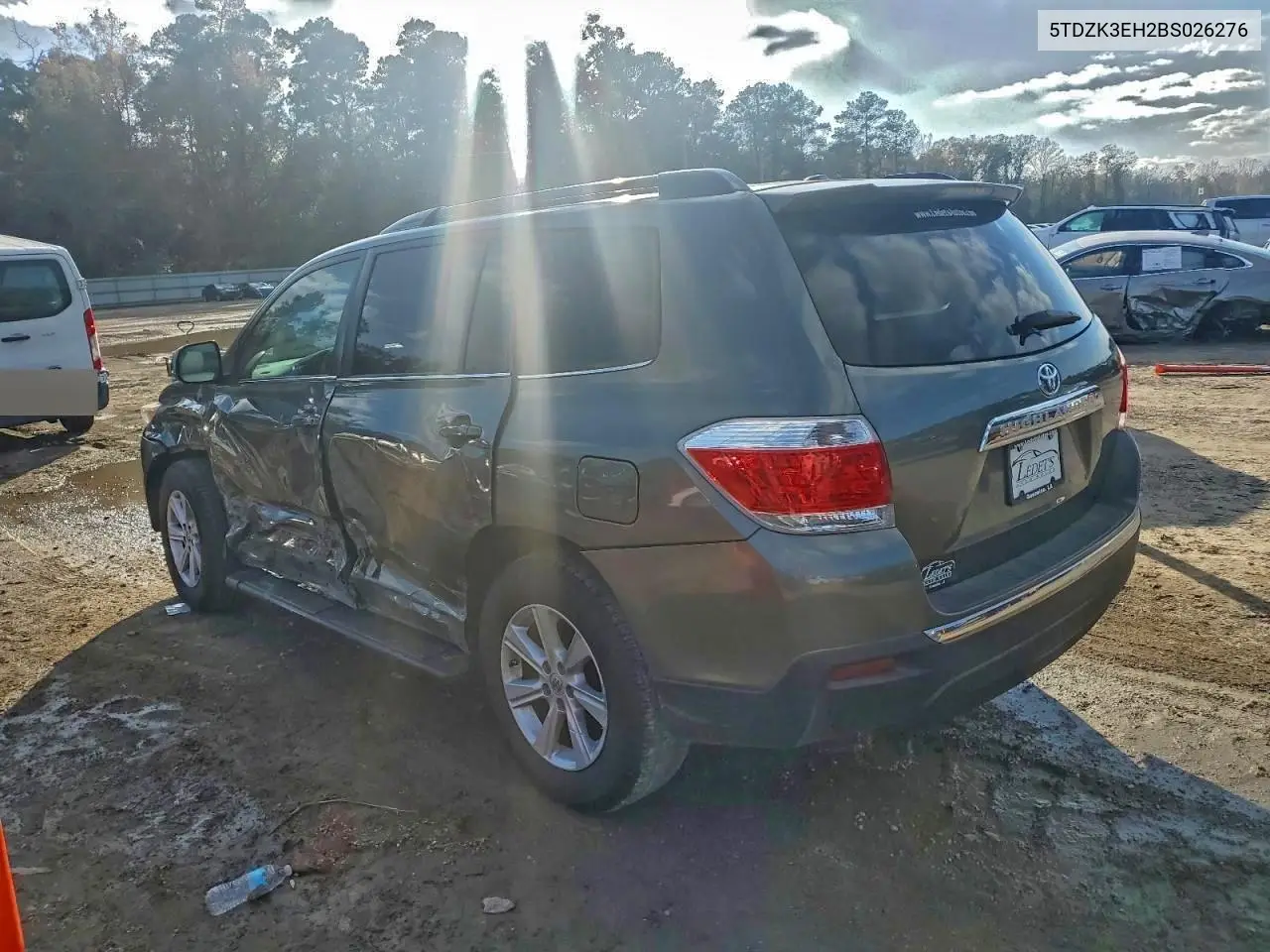 5TDZK3EH2BS026276 2011 Toyota Highlander Base