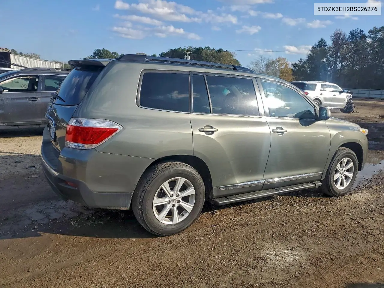 5TDZK3EH2BS026276 2011 Toyota Highlander Base