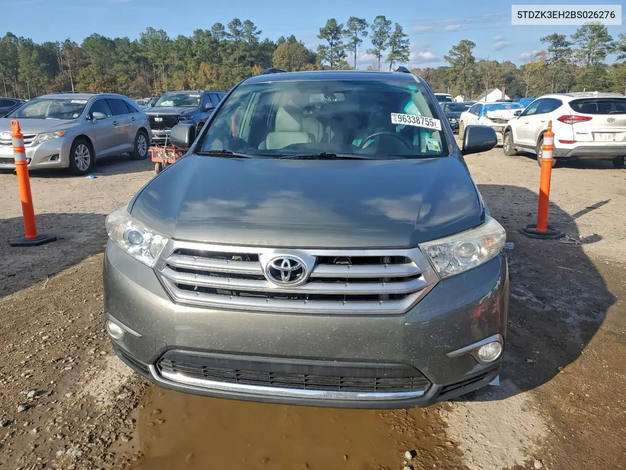 5TDZK3EH2BS026276 2011 Toyota Highlander Base