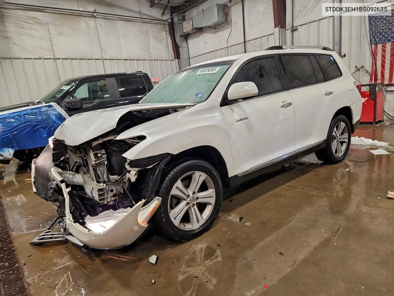 5TDDK3EH1BS092635 2011 Toyota Highlander Limited