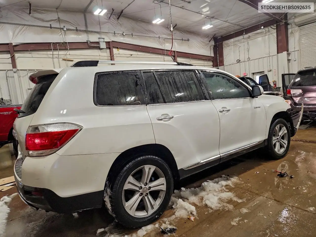 5TDDK3EH1BS092635 2011 Toyota Highlander Limited