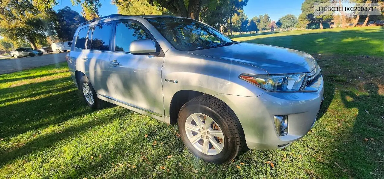 JTEBC3EHXC2008711 2012 Toyota Highlander Hybrid Base
