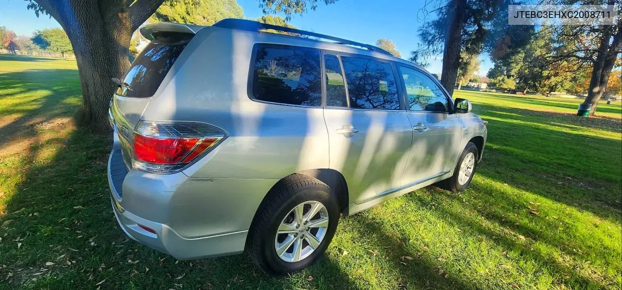 JTEBC3EHXC2008711 2012 Toyota Highlander Hybrid Base