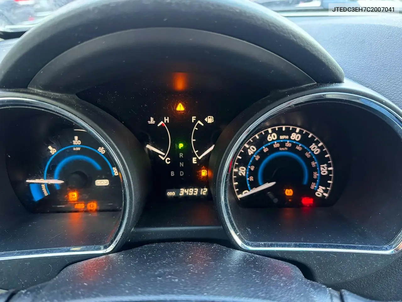 JTEDC3EH7C2007041 2012 Toyota Highlander Hybrid Limited