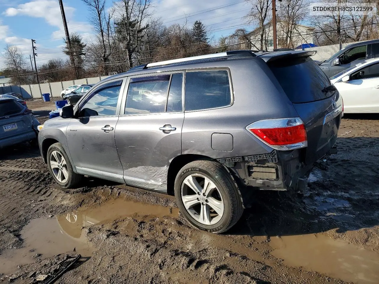 5TDDK3EH8CS122599 2012 Toyota Highlander Limited