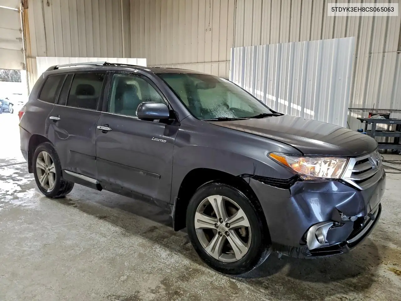 5TDYK3EH8CS065063 2012 Toyota Highlander Limited