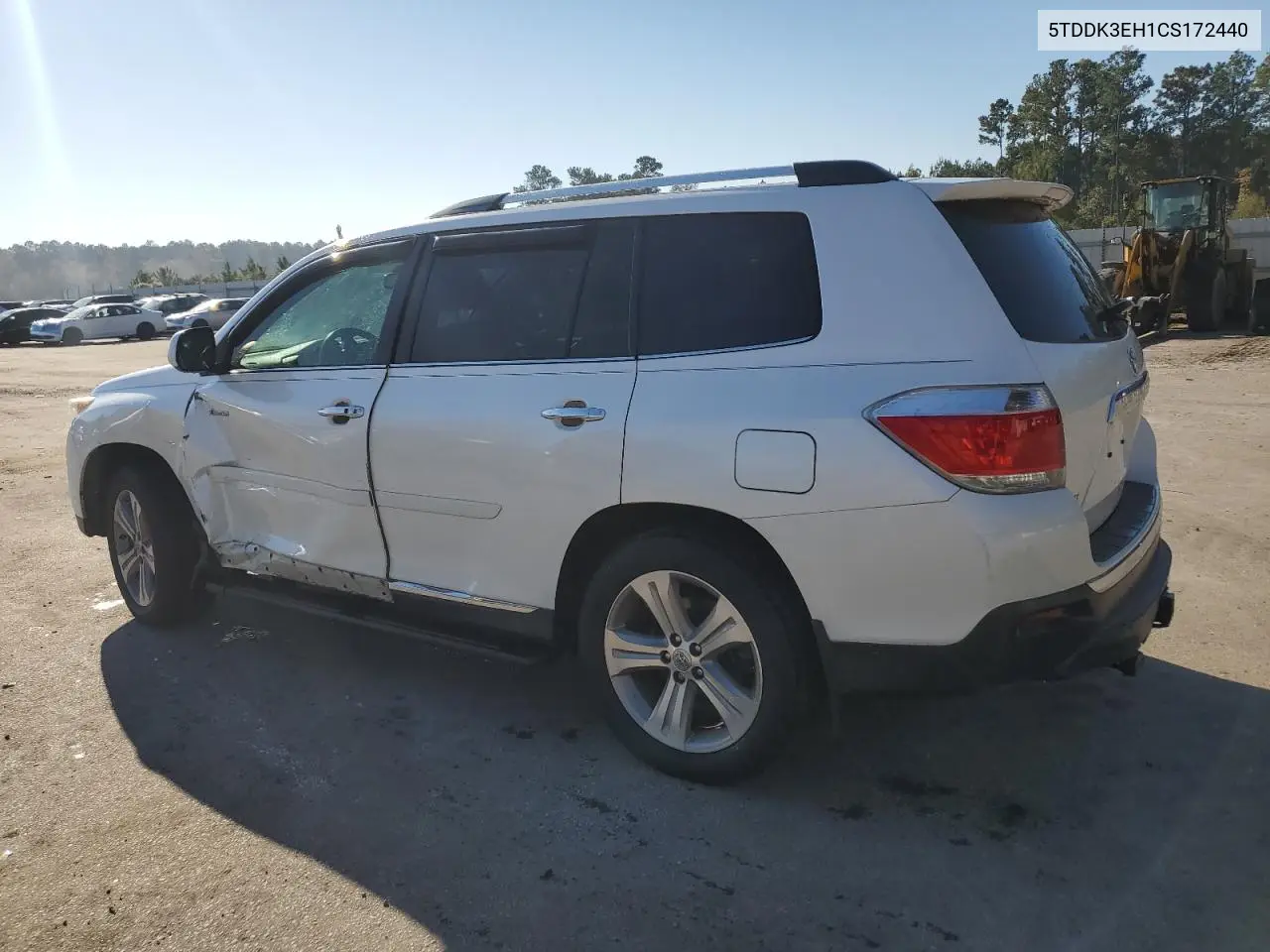 5TDDK3EH1CS172440 2012 Toyota Highlander Limited