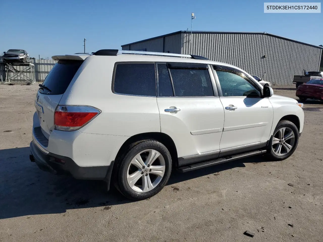 5TDDK3EH1CS172440 2012 Toyota Highlander Limited