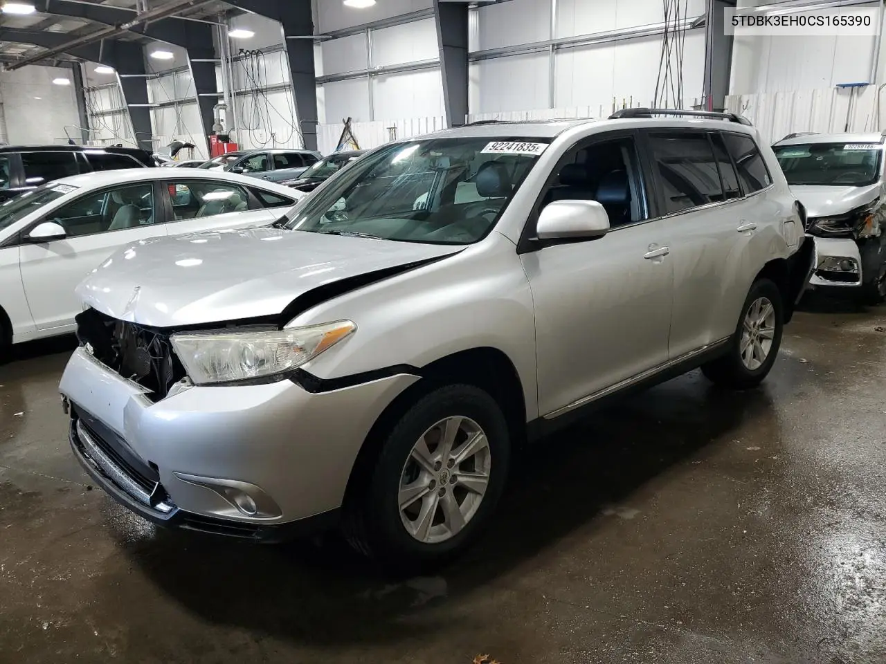 5TDBK3EH0CS165390 2012 Toyota Highlander Base