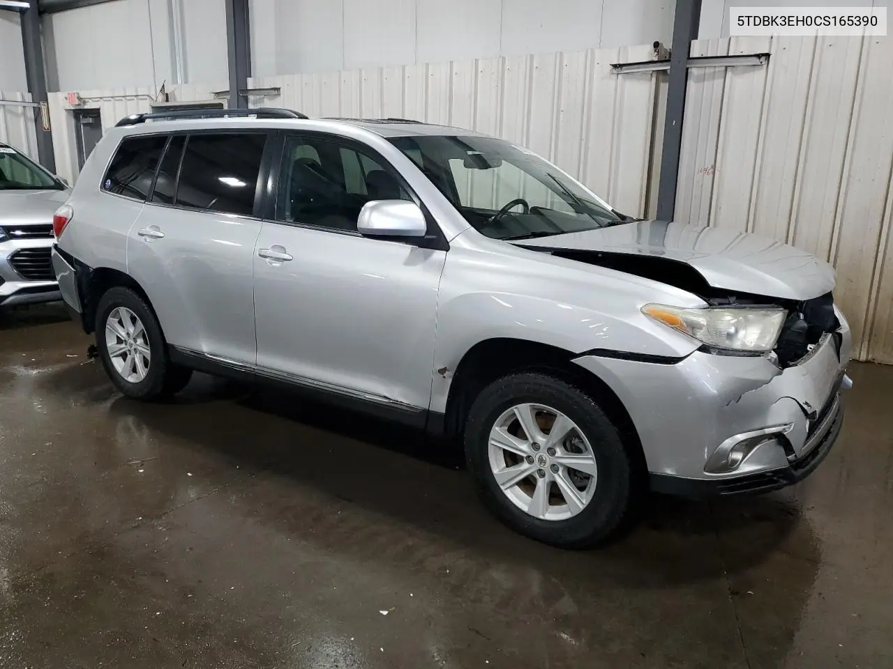 5TDBK3EH0CS165390 2012 Toyota Highlander Base