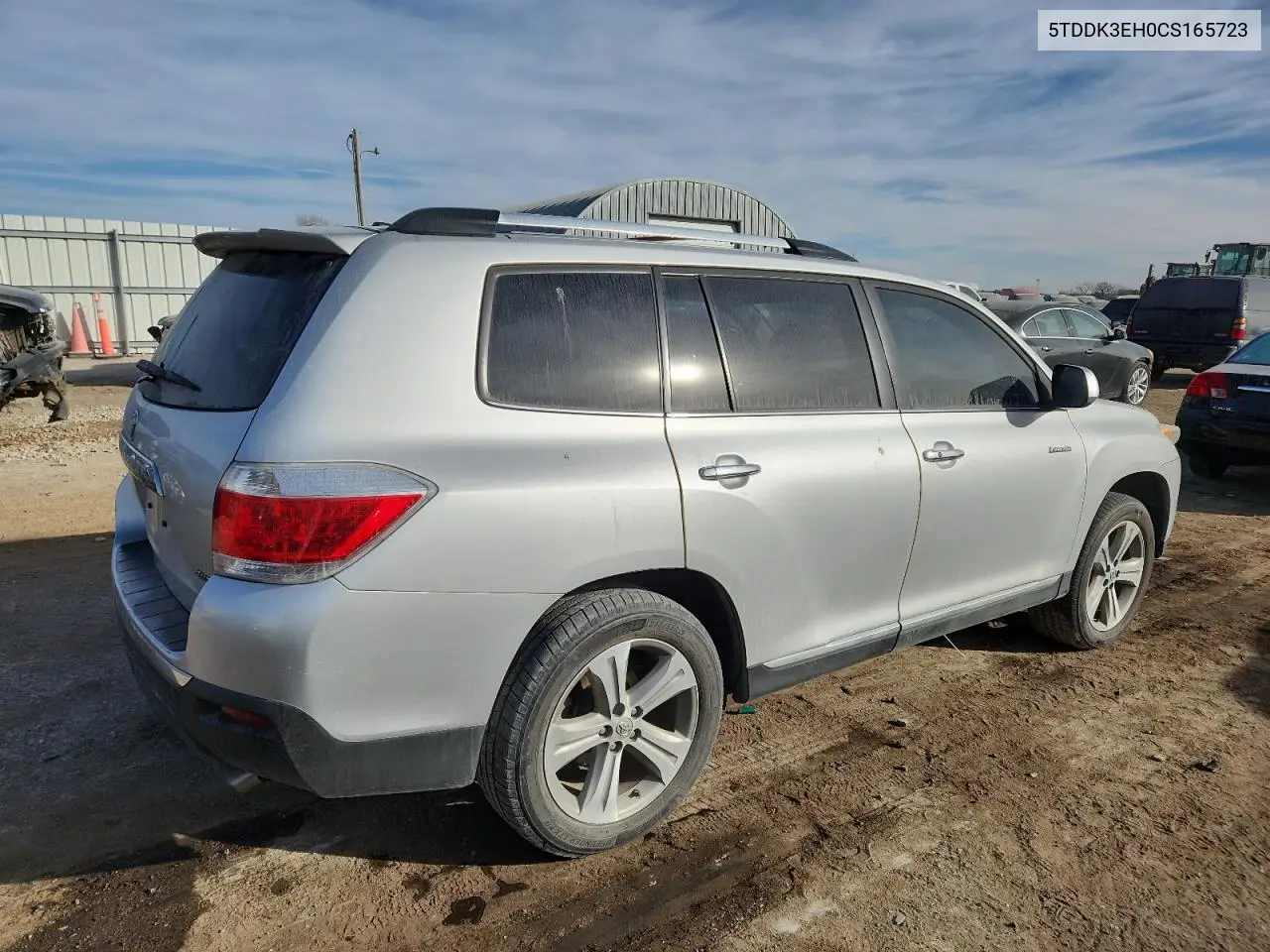 5TDDK3EH0CS165723 2012 Toyota Highlander Limited