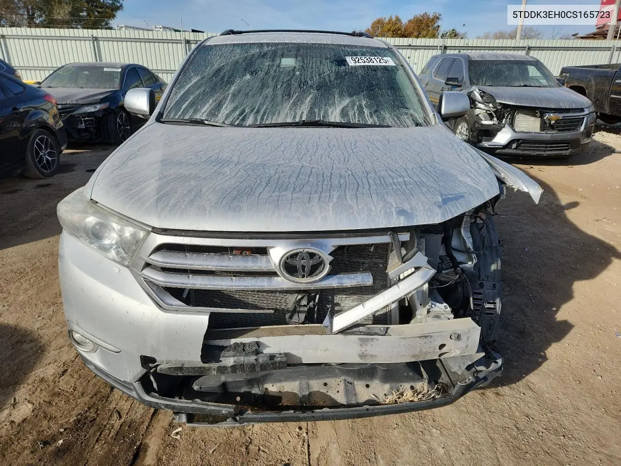 5TDDK3EH0CS165723 2012 Toyota Highlander Limited