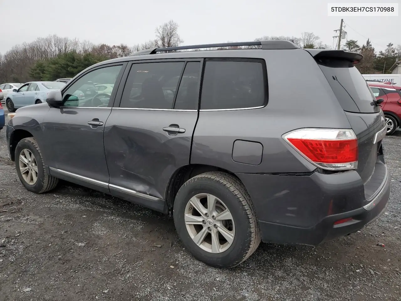 5TDBK3EH7CS170988 2012 Toyota Highlander Base