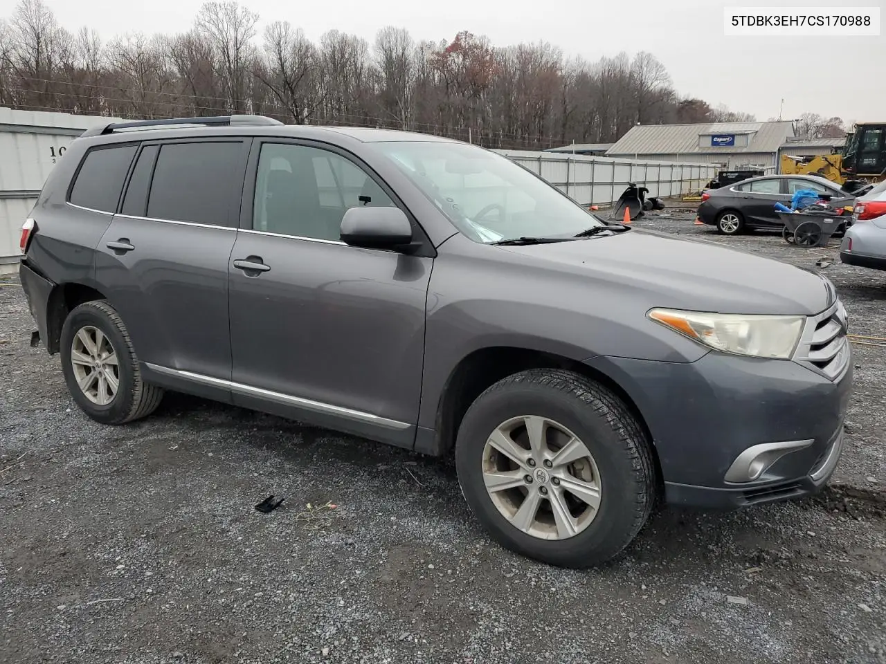 5TDBK3EH7CS170988 2012 Toyota Highlander Base